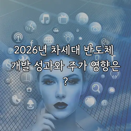 2026년 차세대 반도체 개발 성과와 주가 영향은?
